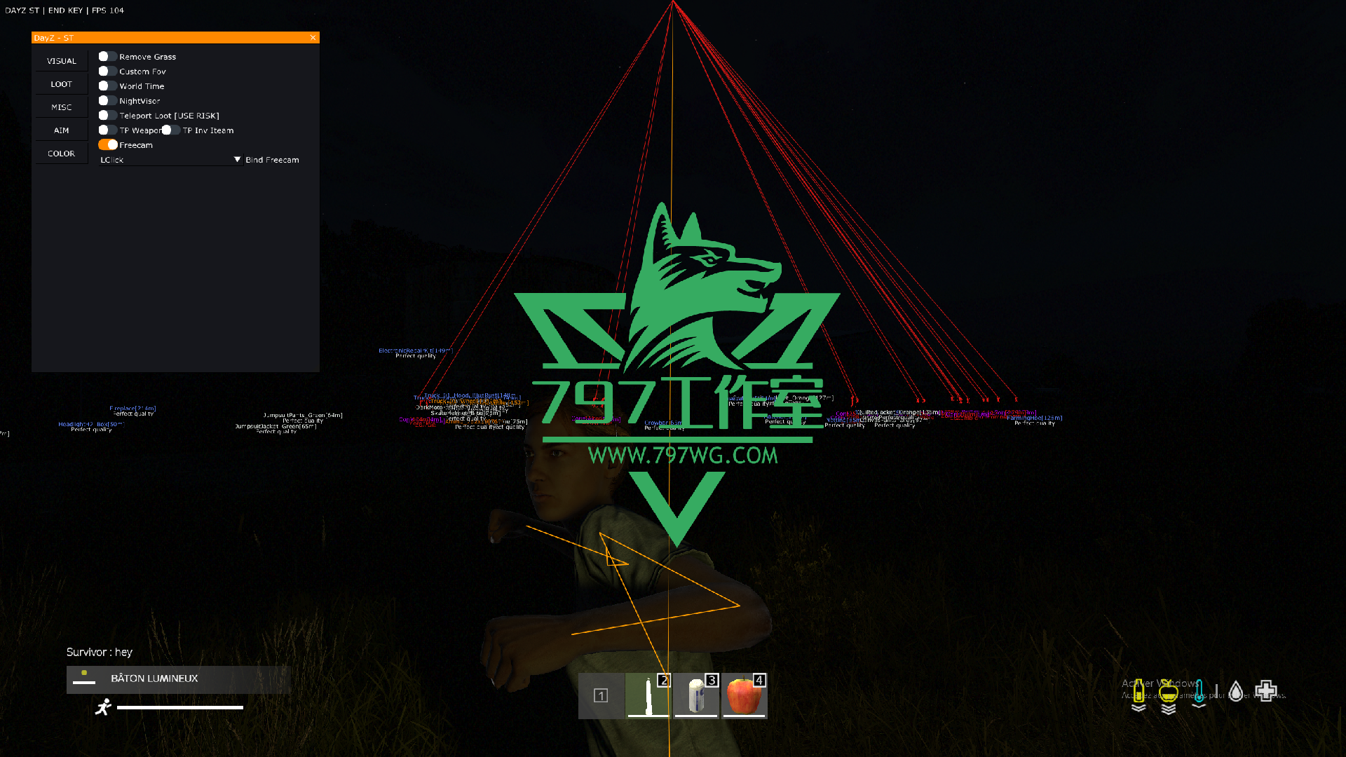 DAYZ辅助透视自瞄【STERN】国外老牌内部科技